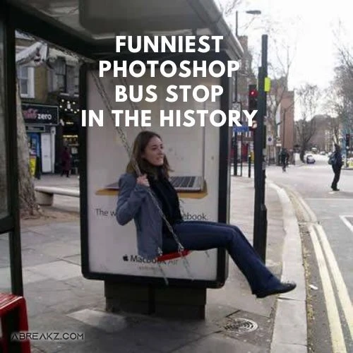 Funniest Photoshop Bus Stop In The History